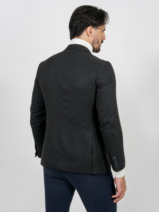 Casual pattern blazer