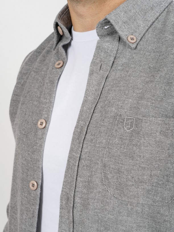 Camisa micro bombazina oversize Camisa micro bombazina oversize