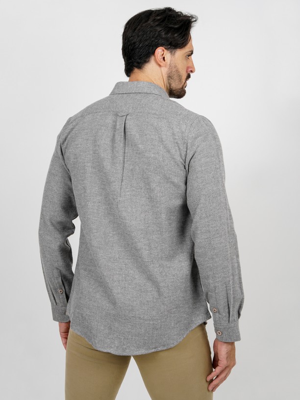 Camisa micro bombazina oversize