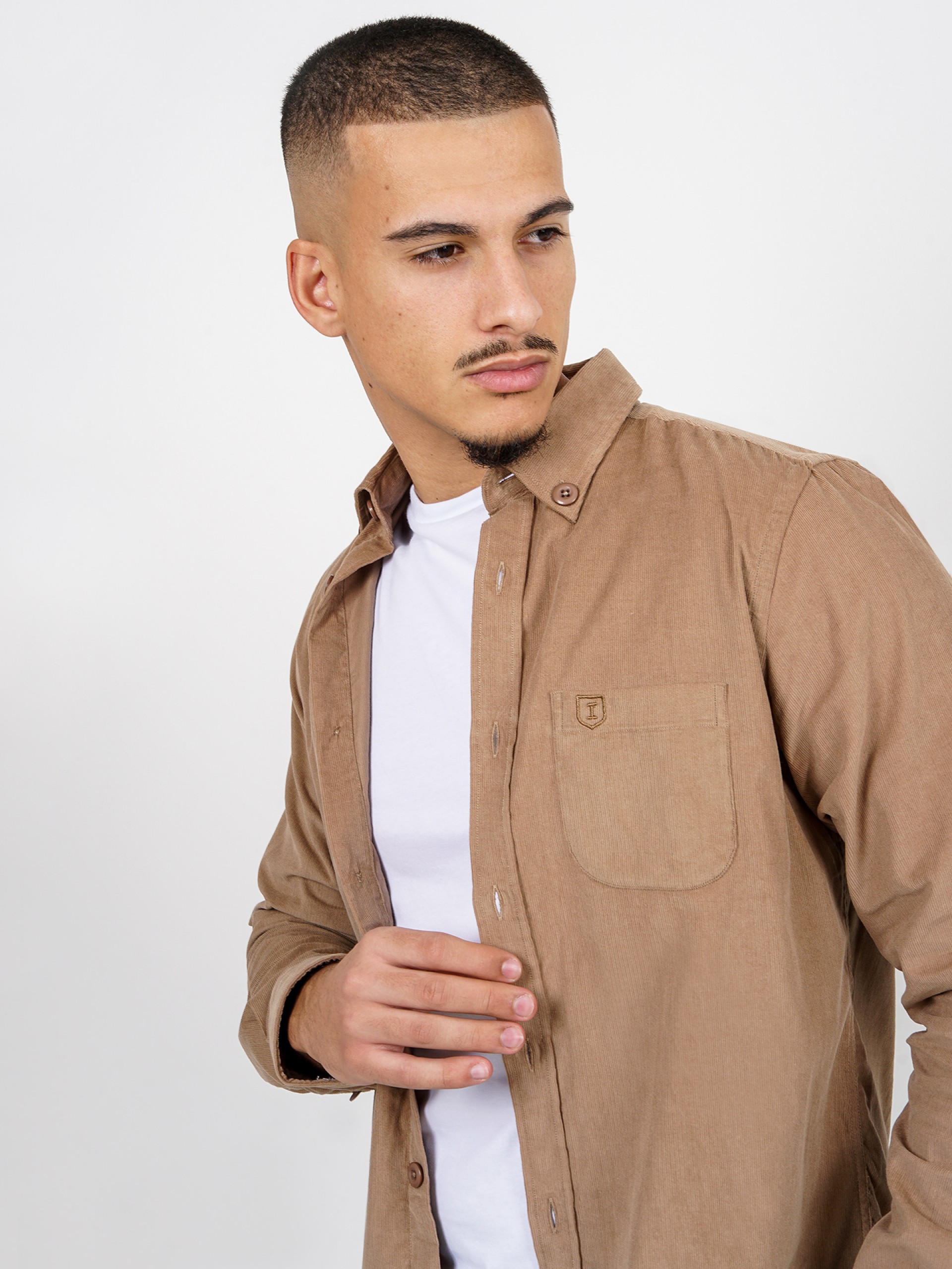Camisa micro bombazina oversize