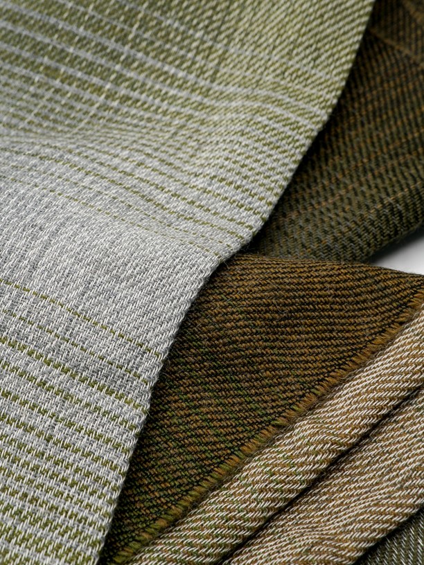 Wool pattern scarf