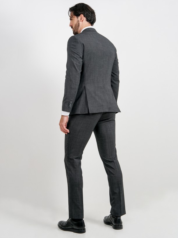 Slim fit wool suit