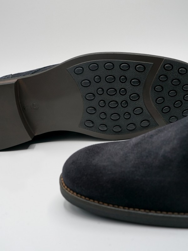 Botim de pele camurça Botim de pele camurça