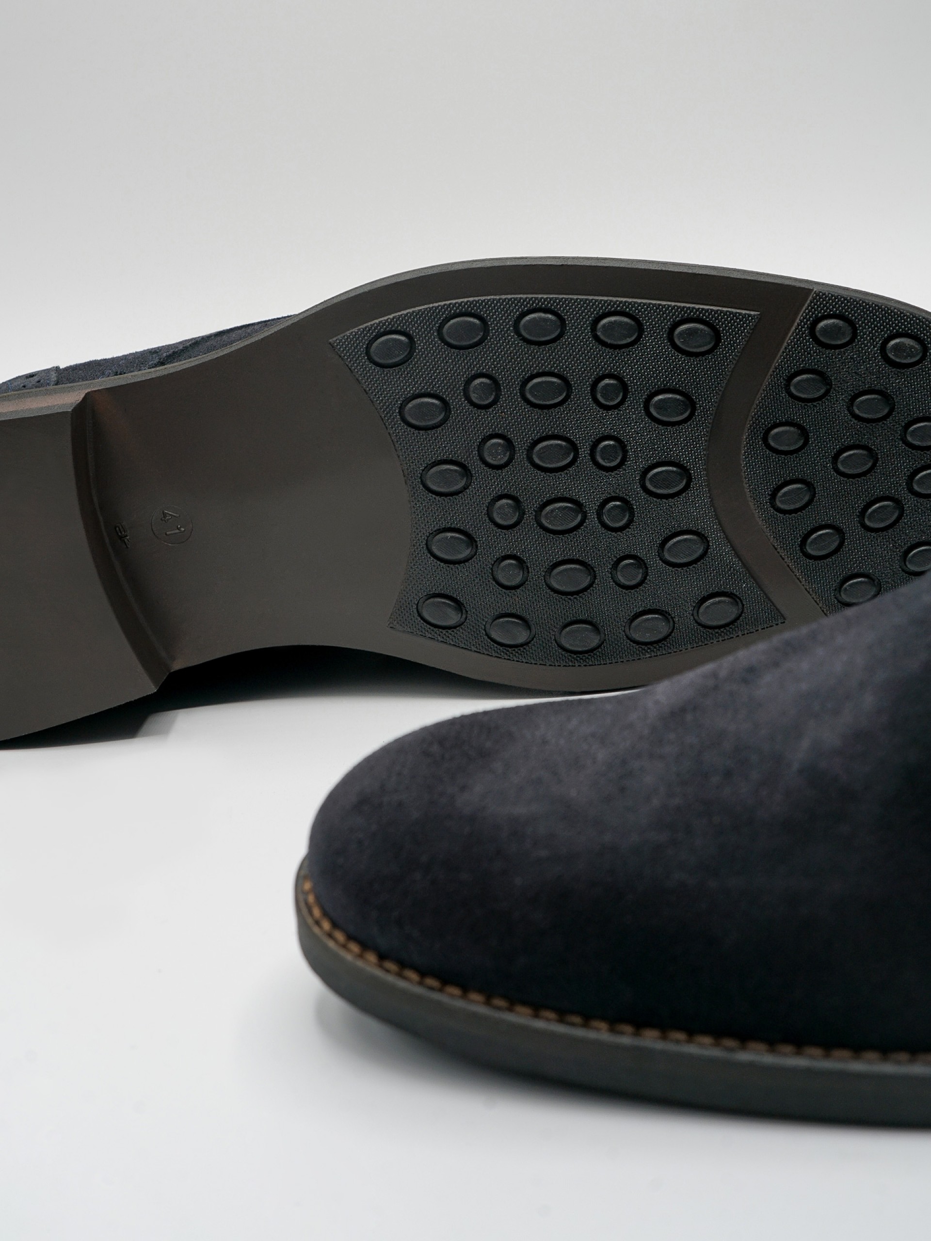 Botin de piel serraje