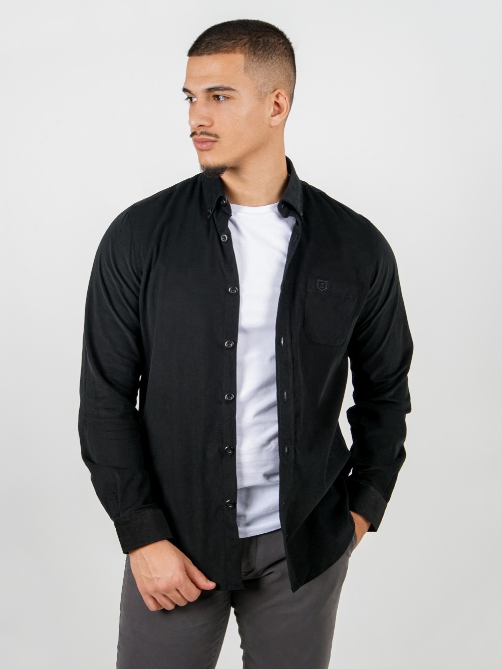 Camisa micro bombazina oversize