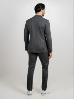 Traje elástico slim fit micro estampado Traje elástico slim fit micro estampado