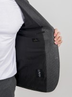 Traje elástico slim fit micro estampado Traje elástico slim fit micro estampado