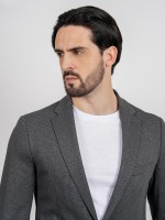 Traje elástico slim fit micro estampado Traje elástico slim fit micro estampado