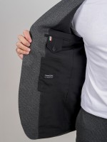 Traje elástico slim fit micro estampado Traje elástico slim fit micro estampado