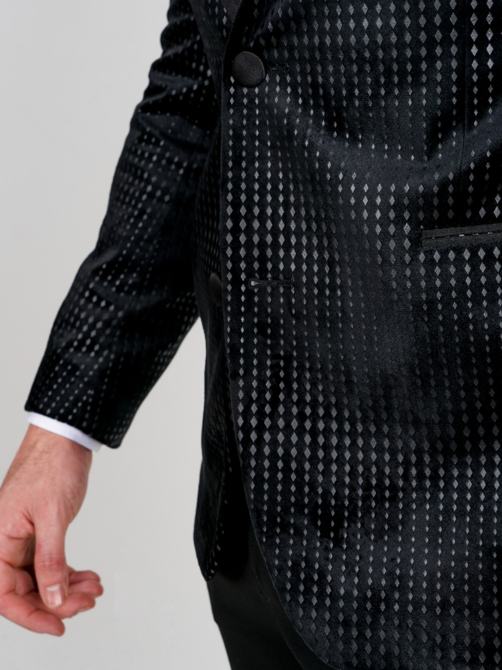 Americana terciopelo slim fit