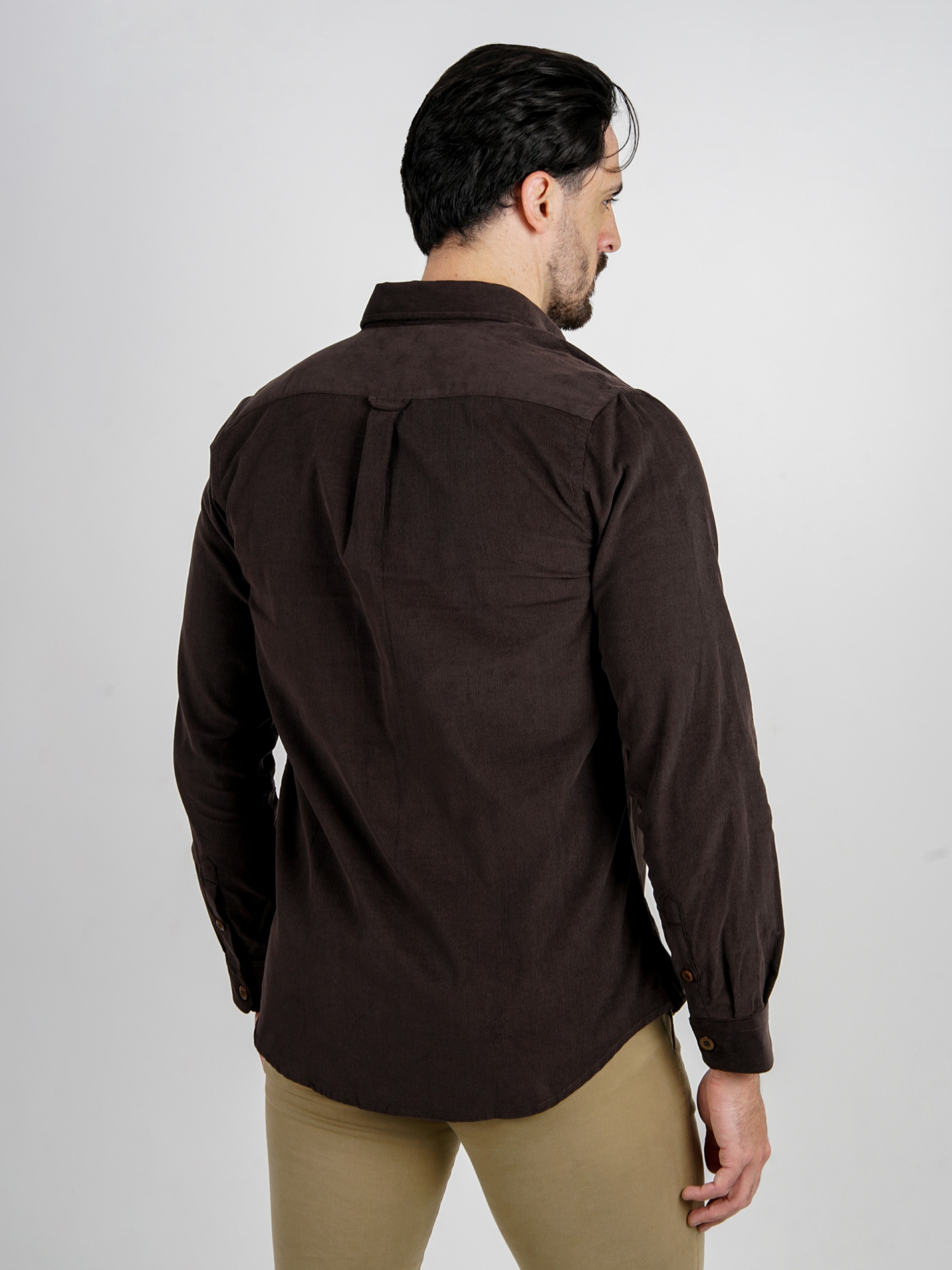 Camisa micro bombazina oversize