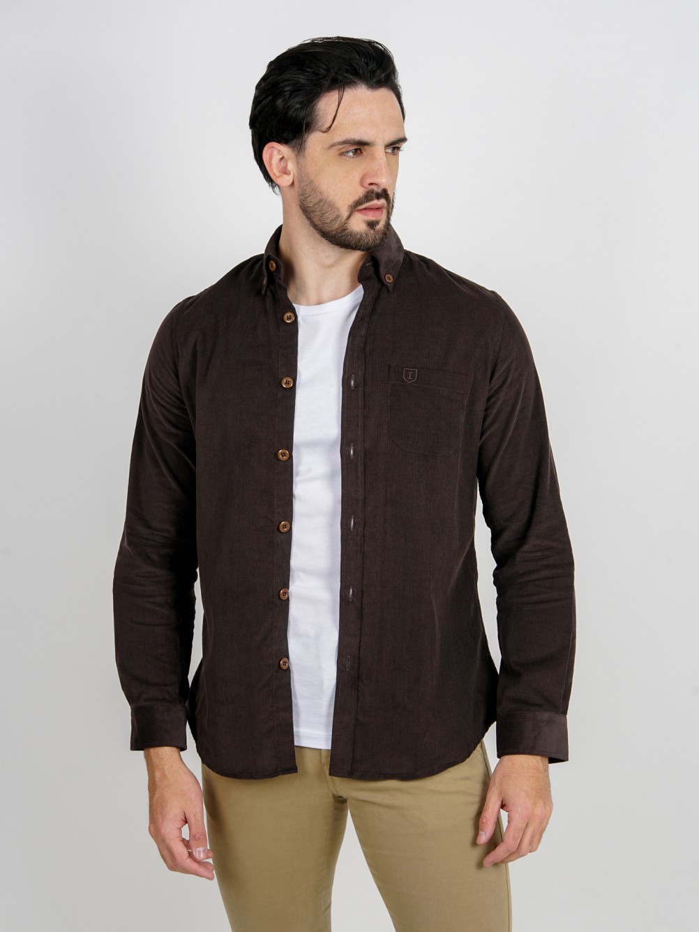 Camisa micro bombazina oversize