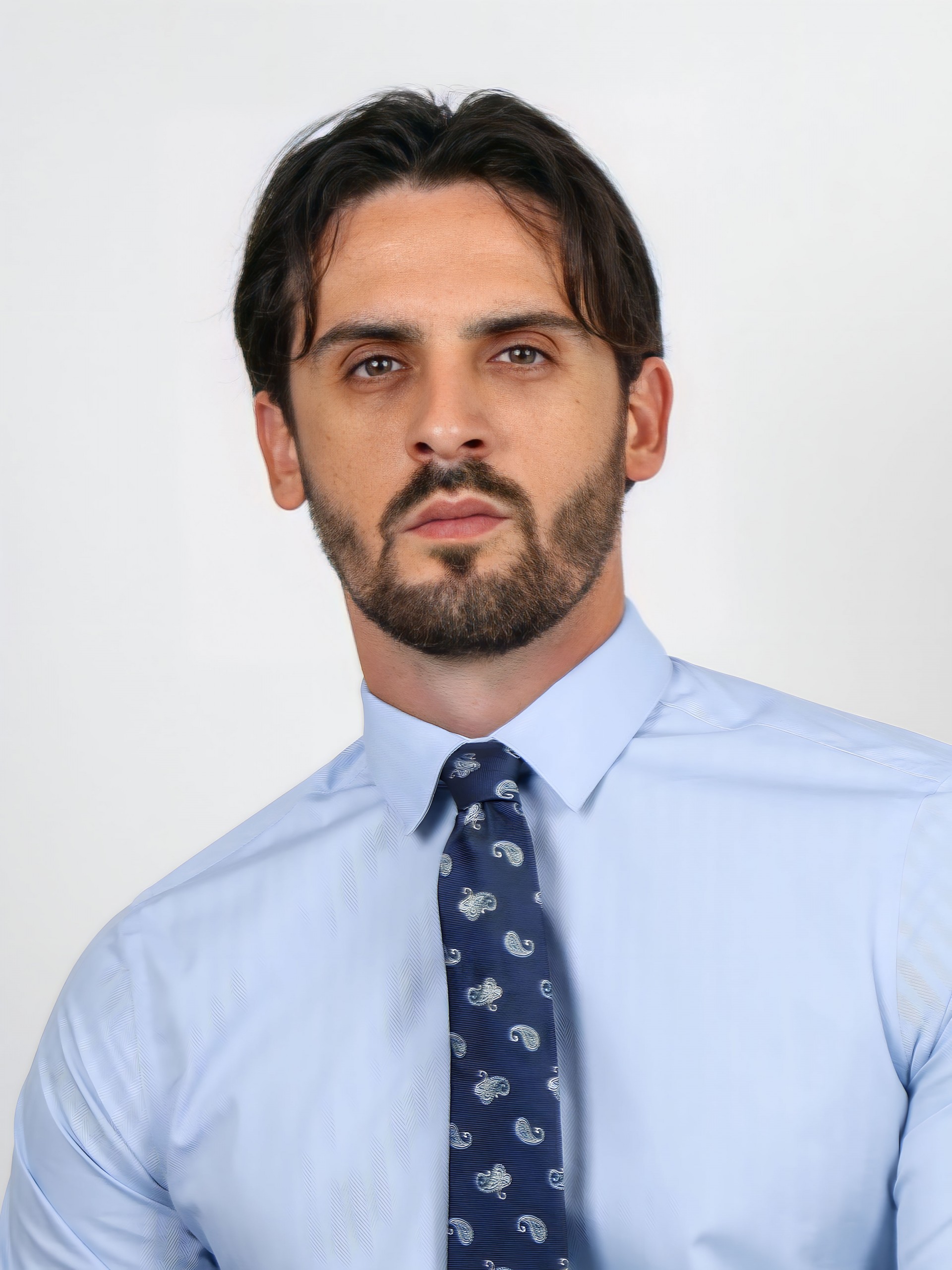 Slim fit classic herringbone shirt