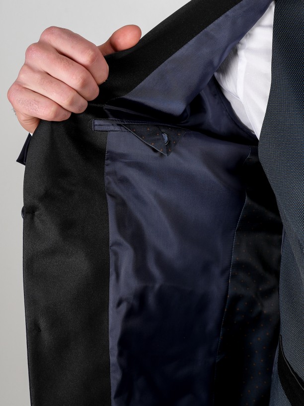 Slim fit ceremonial suit with waistcoat