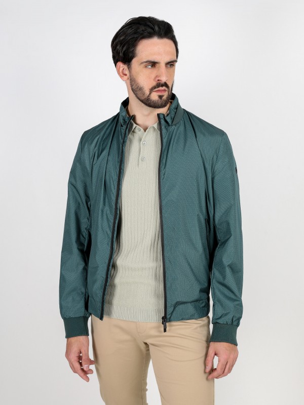 Lightweight technical patterned jacket