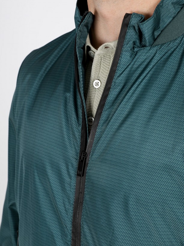 Lightweight technical patterned jacket