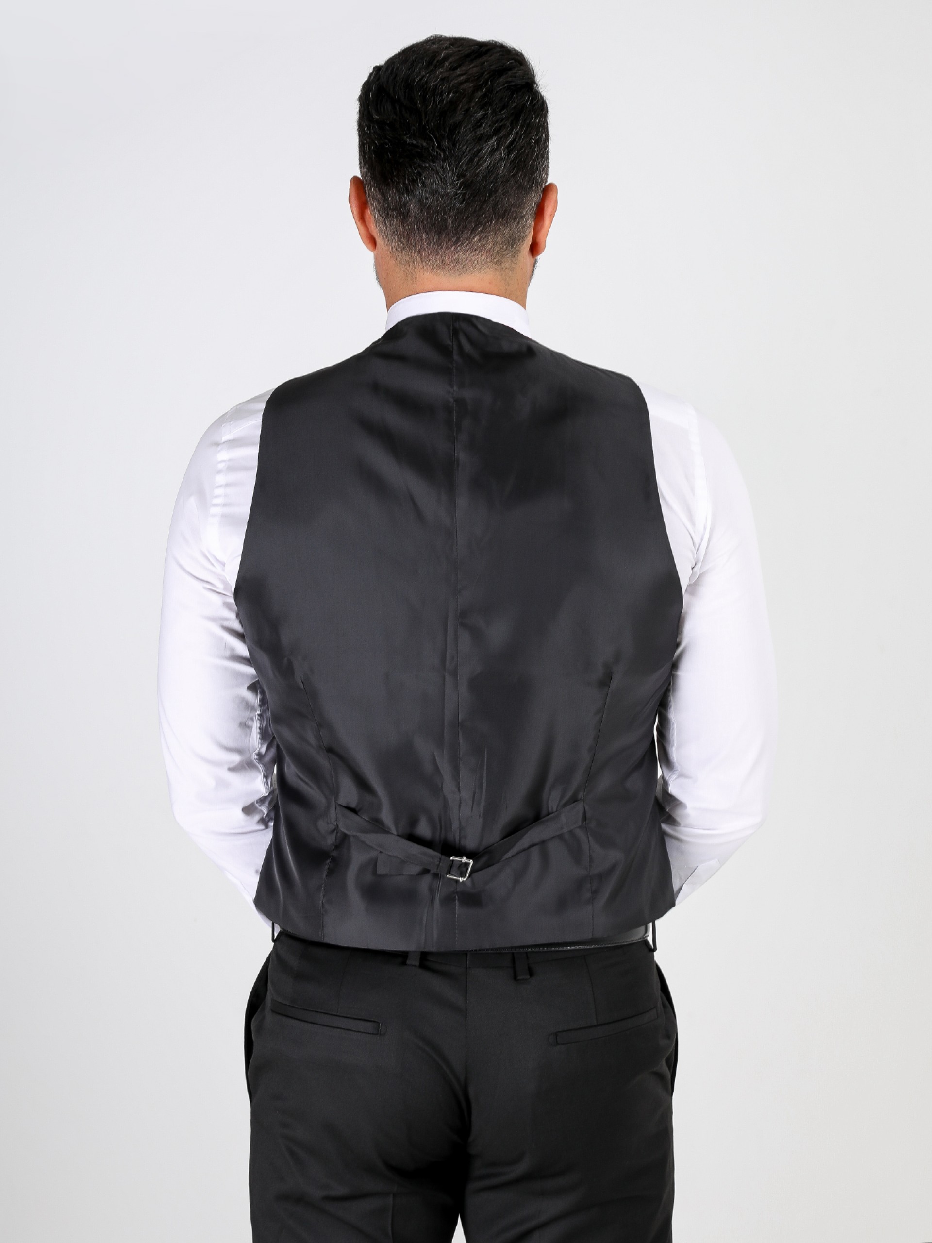 Colete clássico liso slim fit