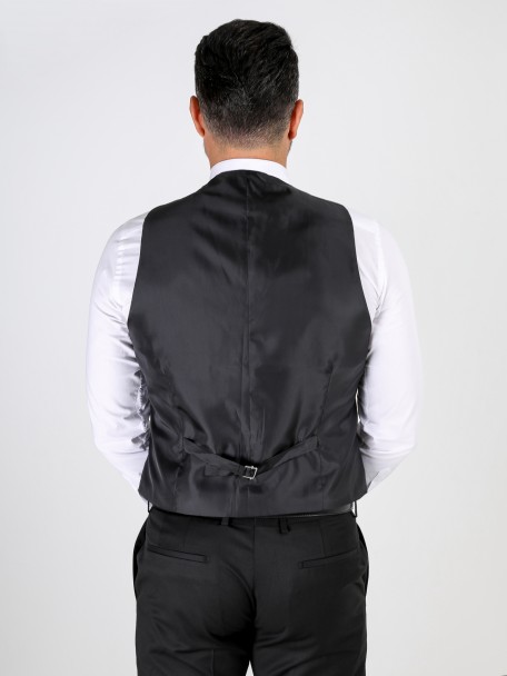 Colete clássico liso slim fit Colete clássico liso slim fit