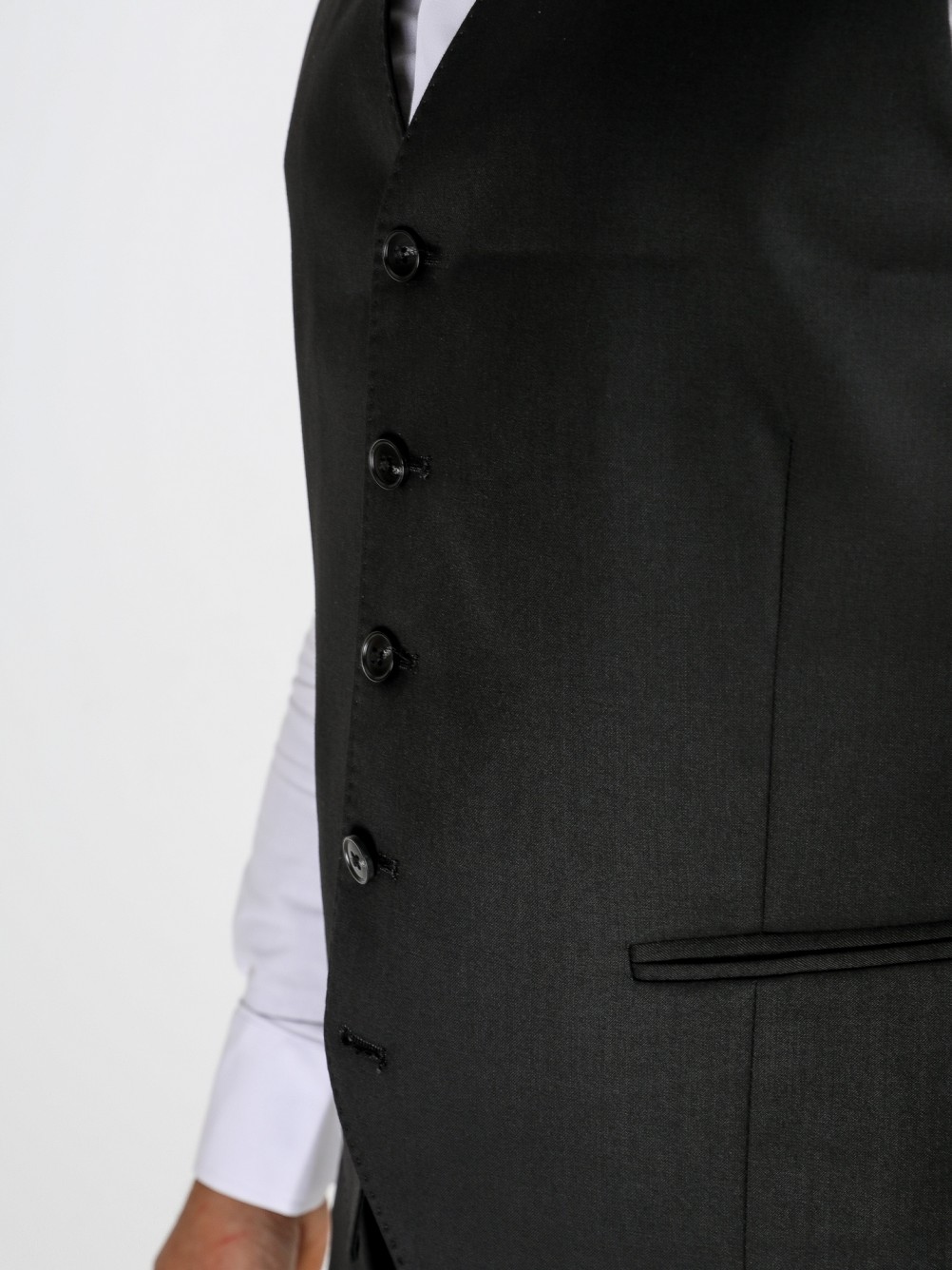 Colete clássico liso slim fit