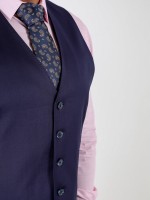 Colete clássico liso slim fit Colete clássico liso slim fit