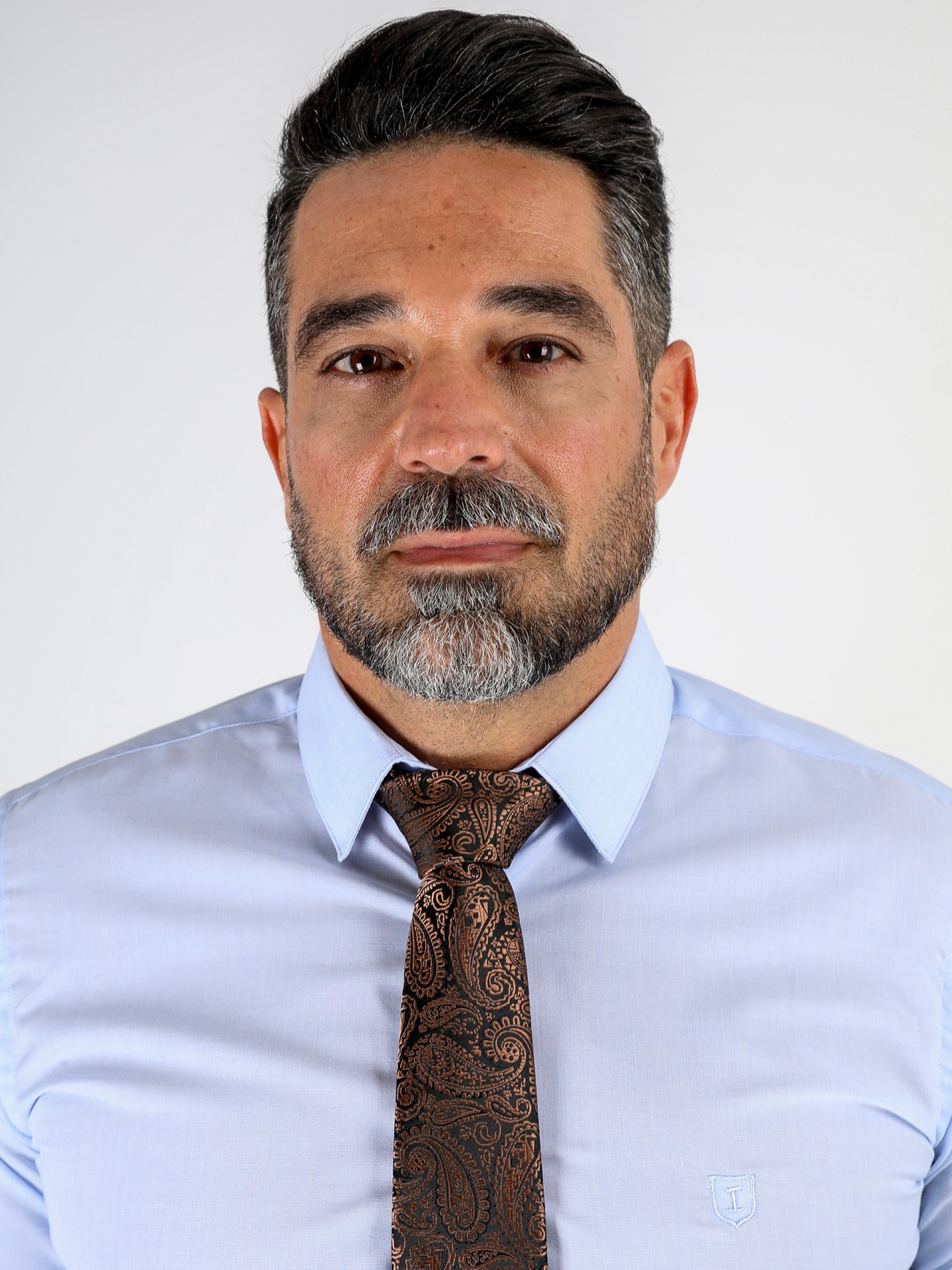 Camisa clásica slim fit con bordado