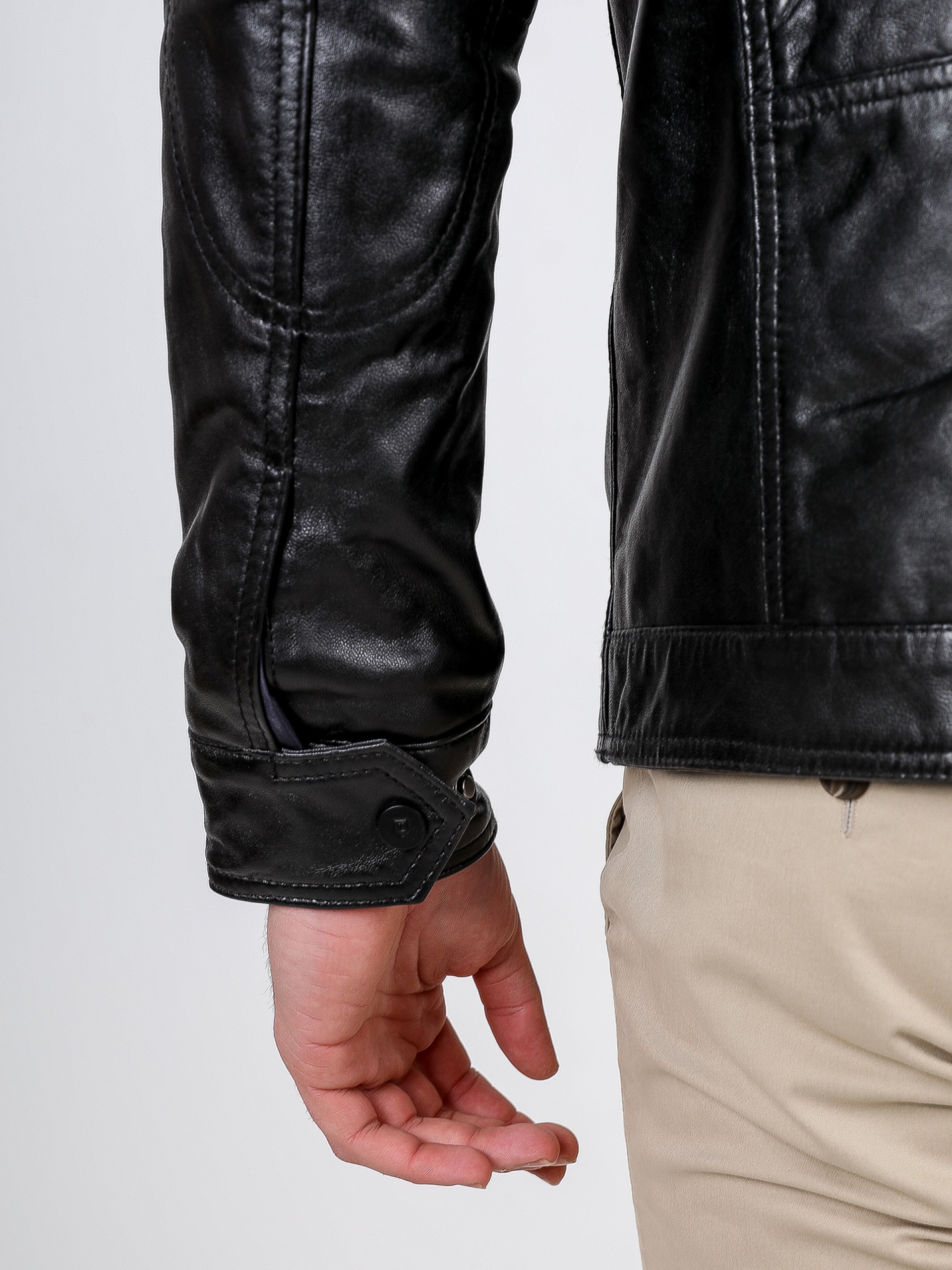 Chaqueta de piel auténtica