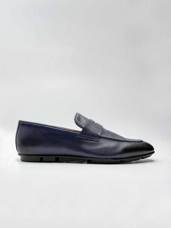 Nappa leather loafers penny strap