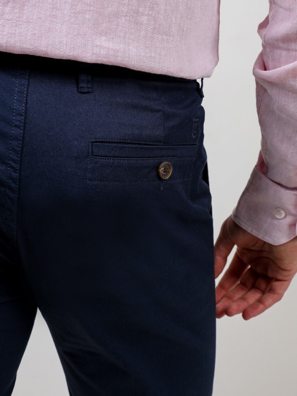 Slim fit five pockets chino trousers Slim fit five pockets chino trousers