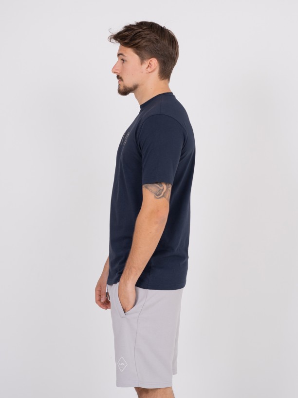 T-shirt loose fit com logtipo WAC