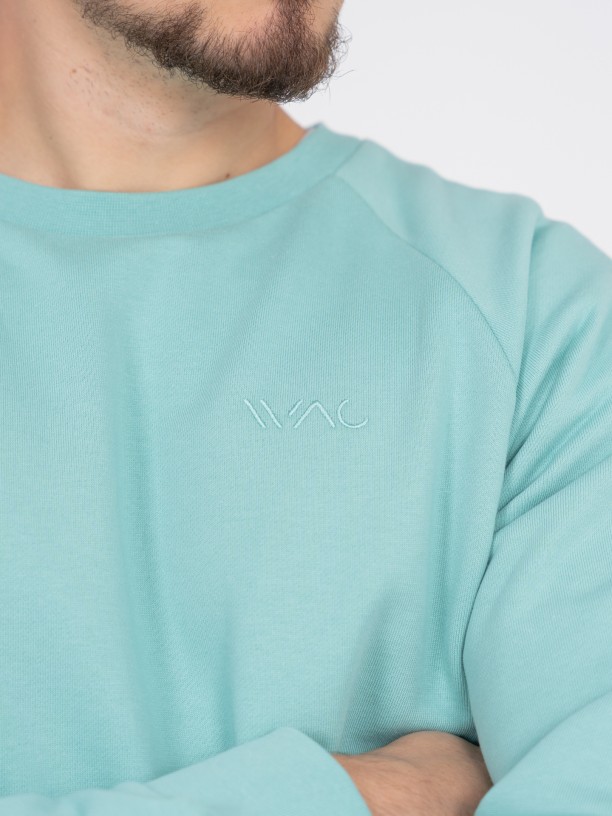 Sweatshirt lisa com logótipo bordado WAC