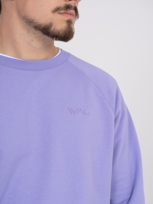 WAC Plain sweatshirt with embroidered logo