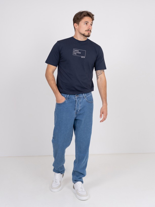 WAC Tapered and cropped fit jeans