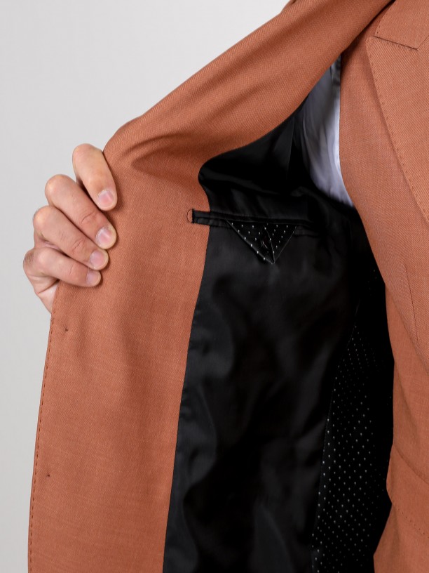 Fato liso slim fit Fato liso slim fit