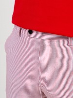 Striped cotton chino shorts Striped cotton chino shorts