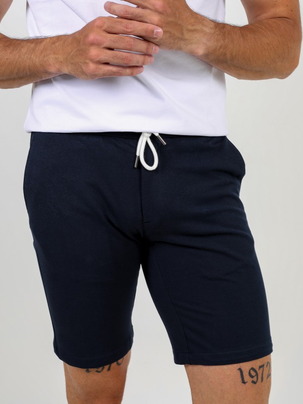 Calo jogger estruturado cintura elstica