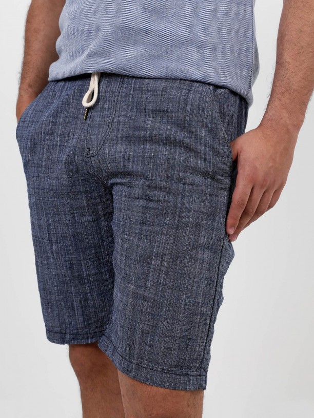 100% cotton jogger shorts