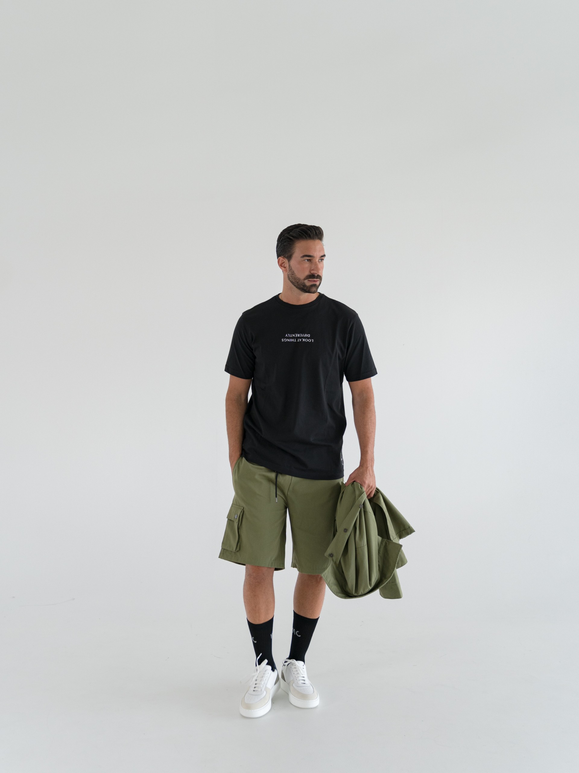 Cargo jogger shorts