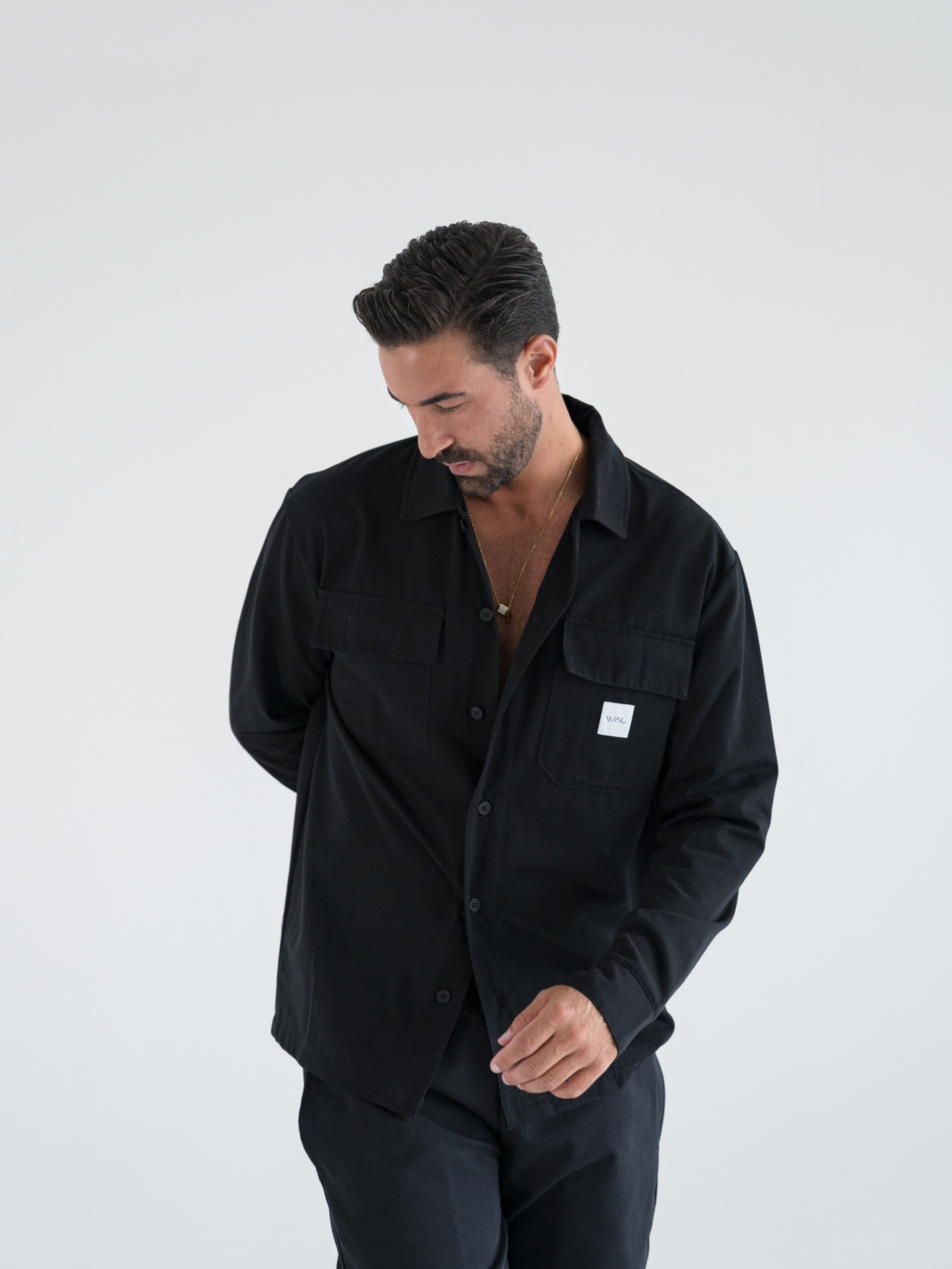 Oversize shirt with bags wac