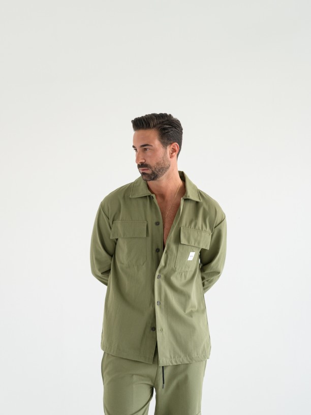 Oversize shirt with bags wac