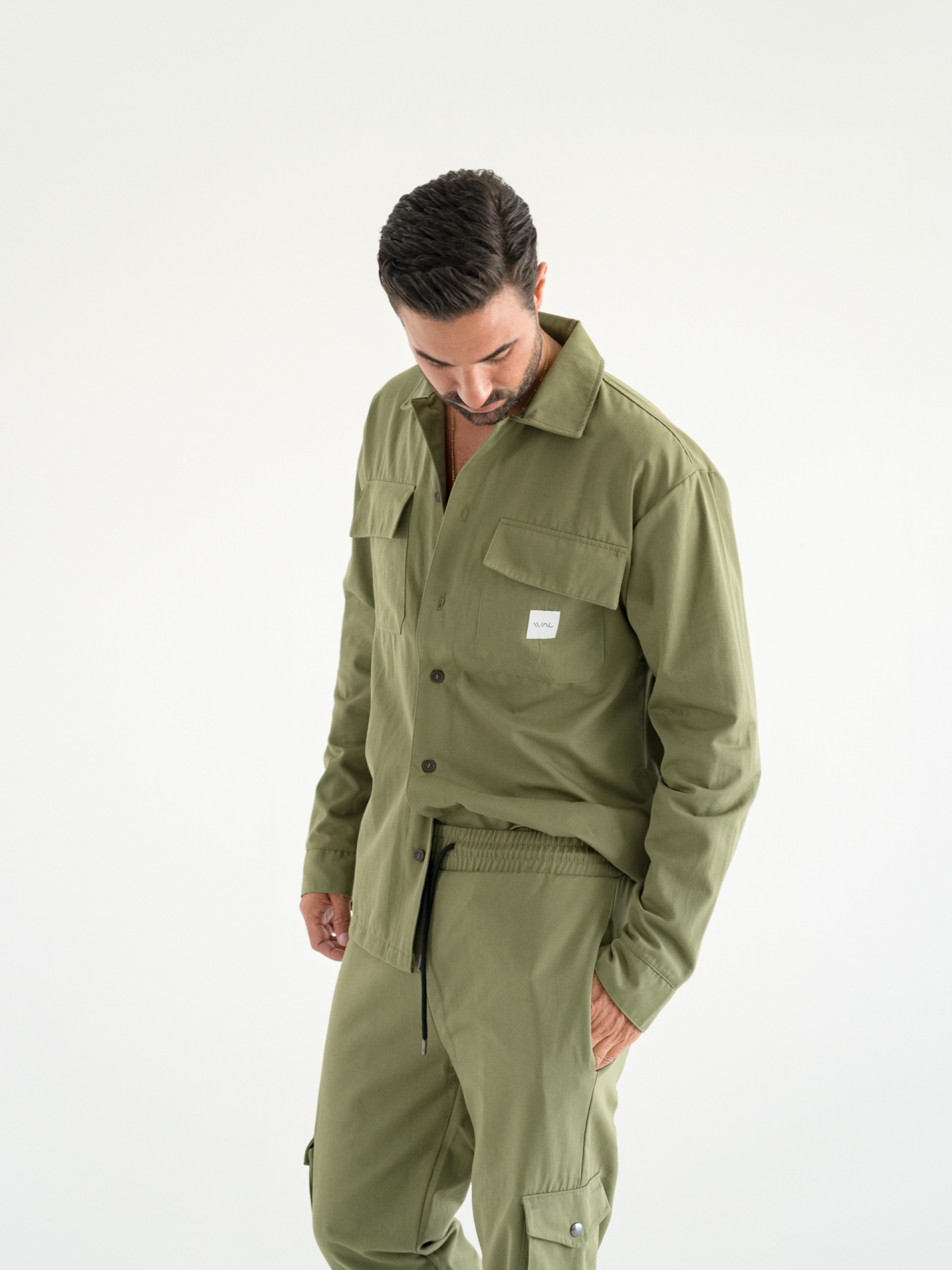 Camisa oversize com bolsos WAC