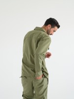 Camisa oversize con bolsos WAC