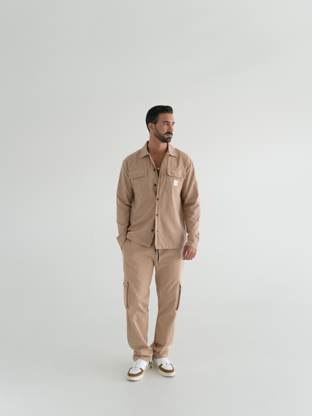 Oversize shirt with bags wac
