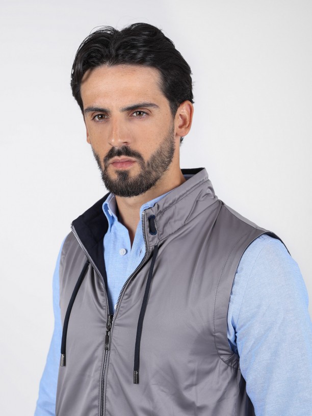 Reversible technical waistcoat