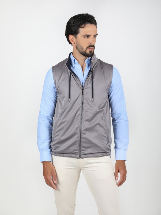 Reversible technical waistcoat