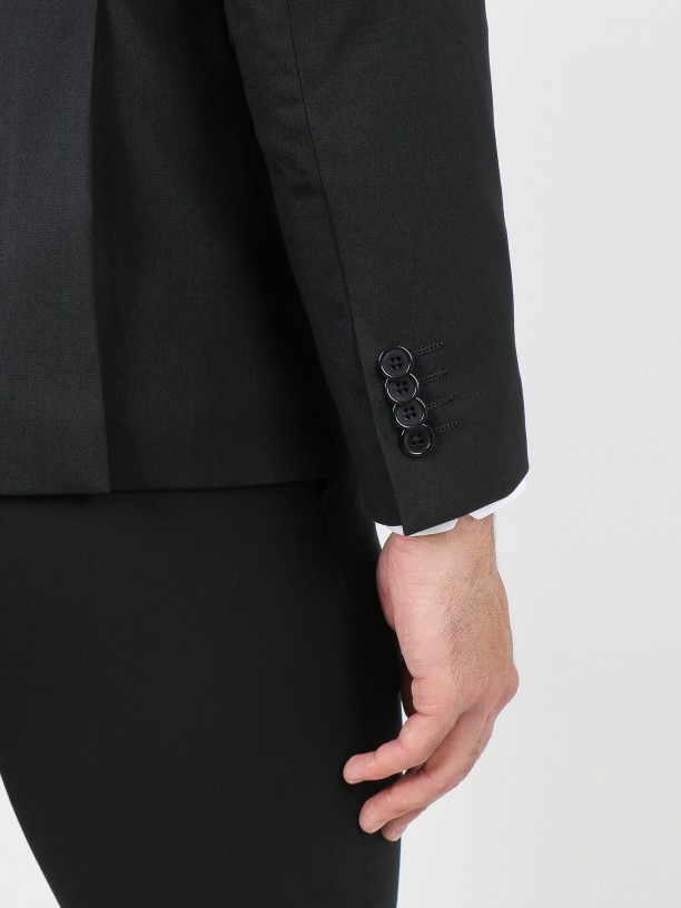 Blazer clssico vegan fabric