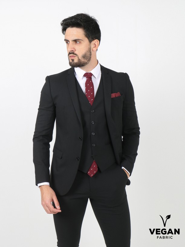 Blazer clssico vegan fabric