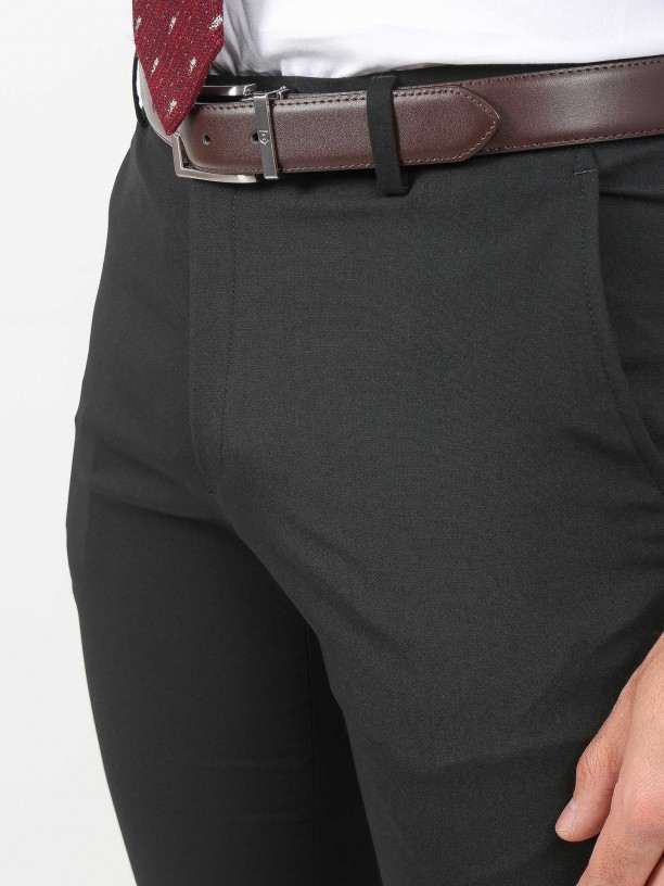 Vegan fabric elegant trousers