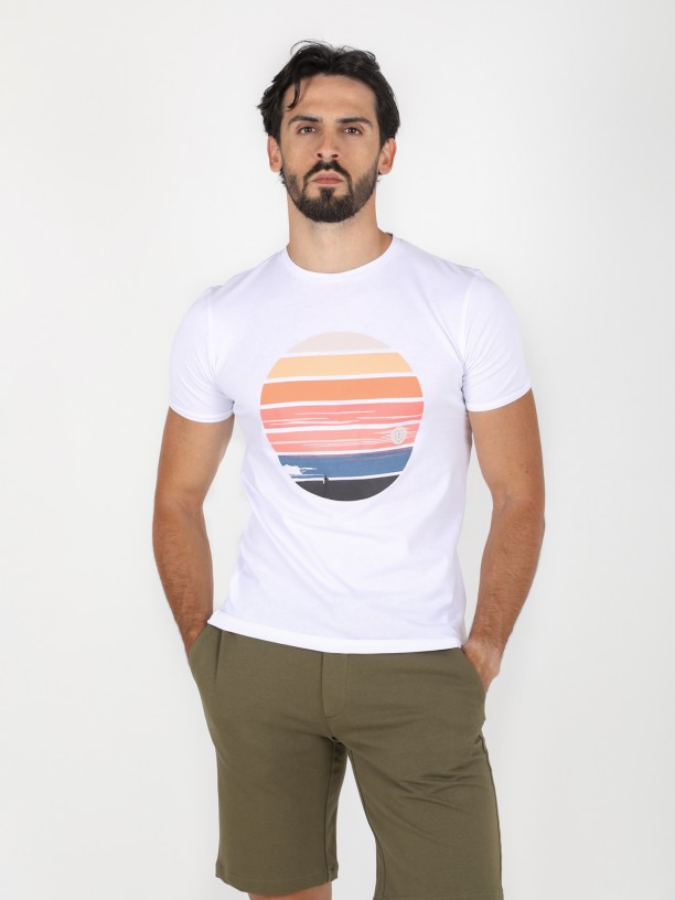 T-shirt 100% algodo com desenho