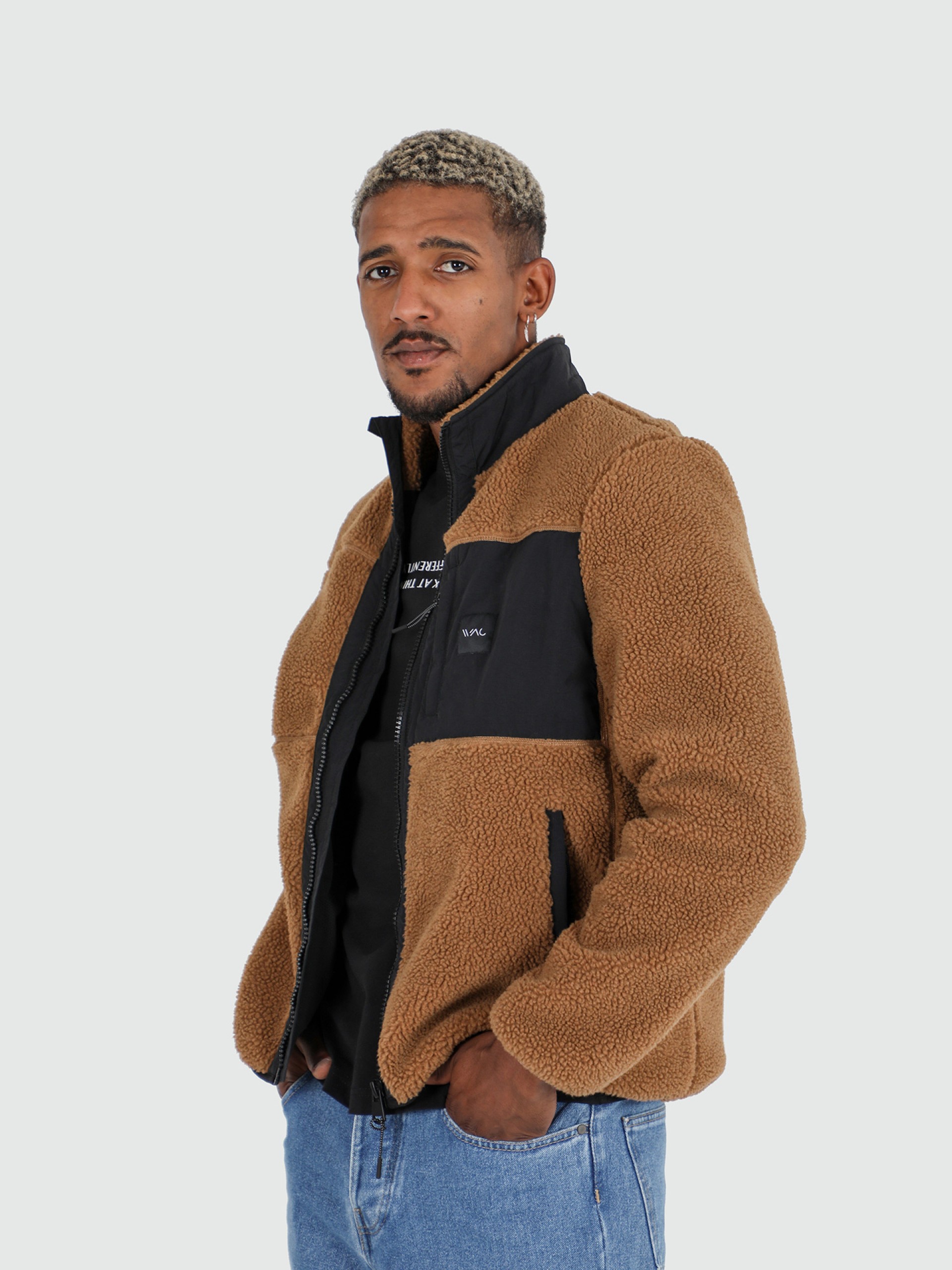 Fleece jacket with WAC logo