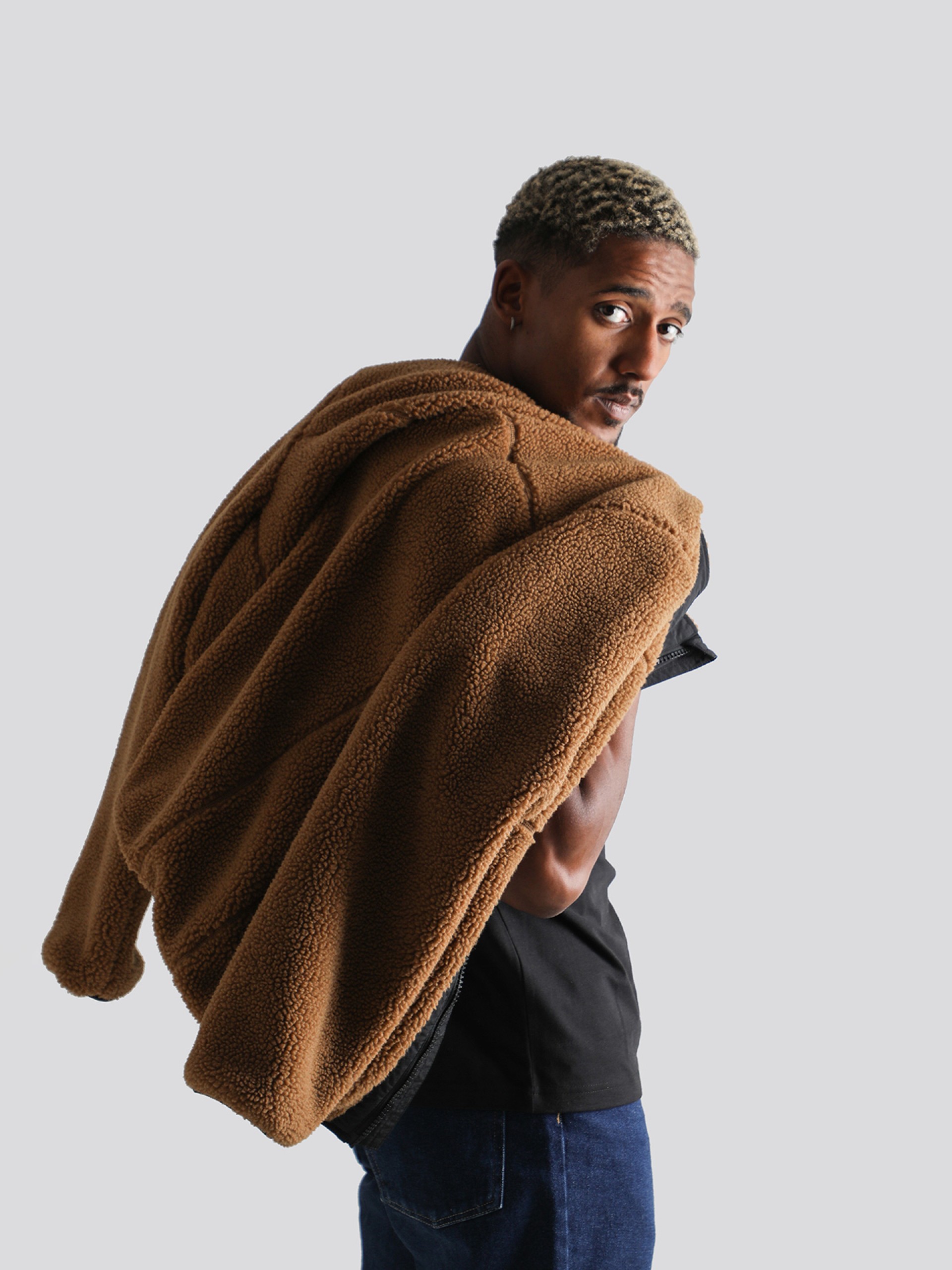 Fleece jacket with WAC logo